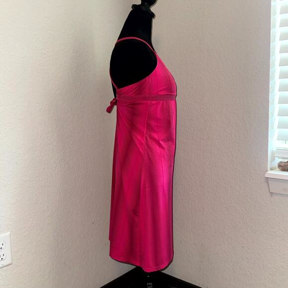 Carve Designs Dress Women Small Pink V-Neck Spaghetti Strap Activewear Dress - Picture 3 of 7